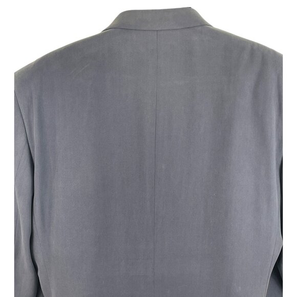 Joseph & Feiss Mens Vintage Blue Sport Coat Blazer 46S 100% Silk Classic Style - Picture 7 of 10
